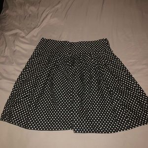 Polka Dot A-line Skirt used